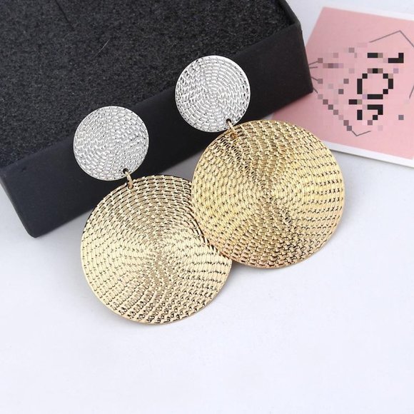 Earrings Large Women Big Bohemian Hoop Drop Cute Trendy Jewelry - Picture 1 of 6
